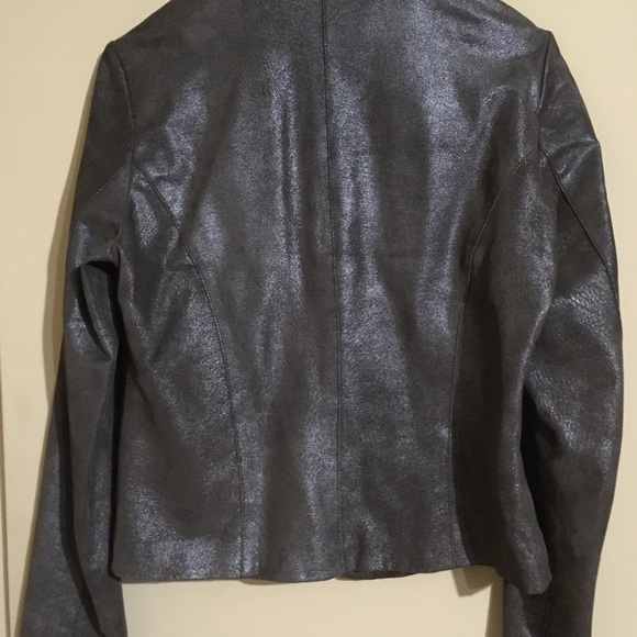 Sorbe’ Leather metallic jacket - Picture 7 of 8